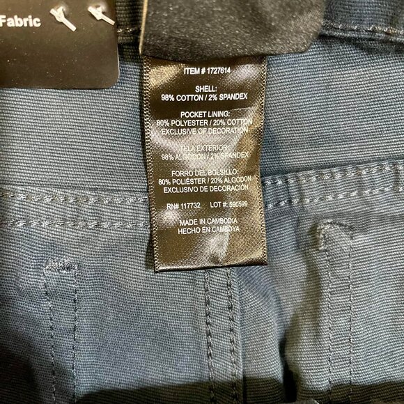 Colorado Clothing Men's Canvas Work Pants Blue, Size 32x32 (New) - Picture 14 of 14